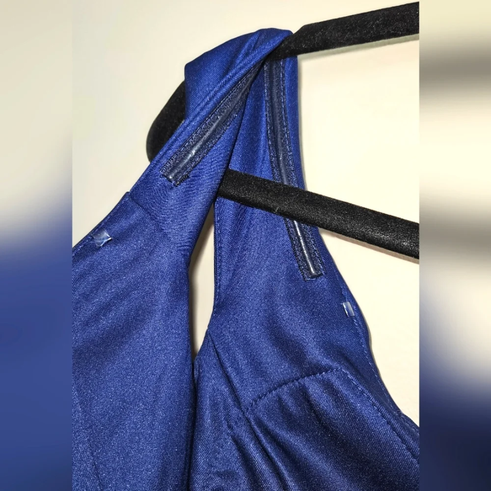 NWT Elegant Blue Evening Gown - Picture 8 of 9